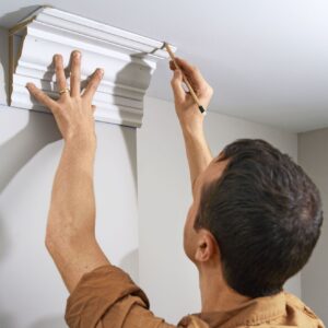 Ceiling molding installation