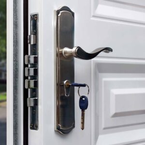 Door lock adjustment