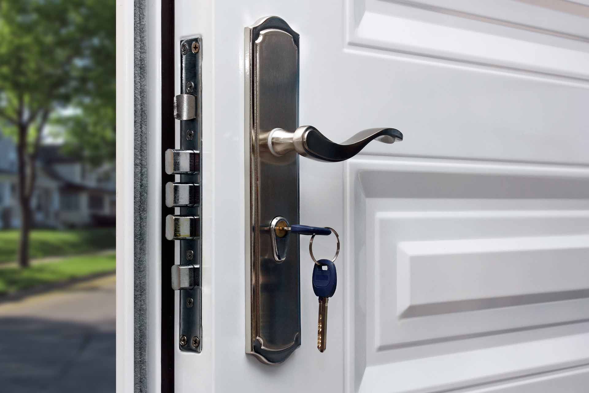 Door lock adjustment
