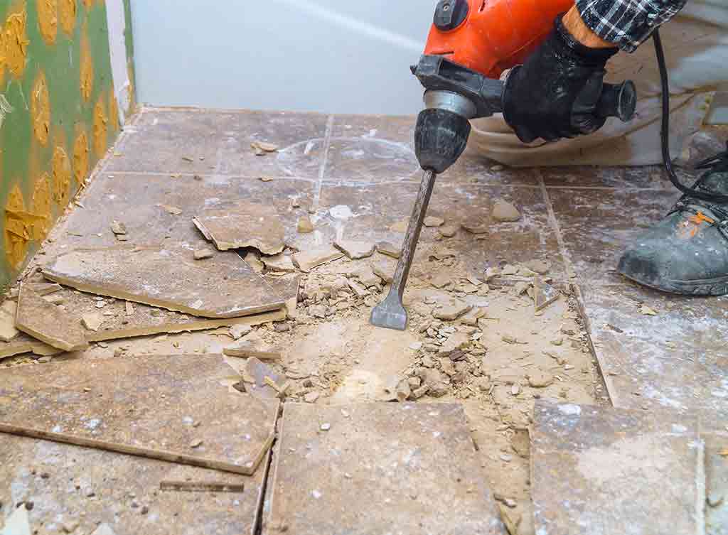 Tile removal