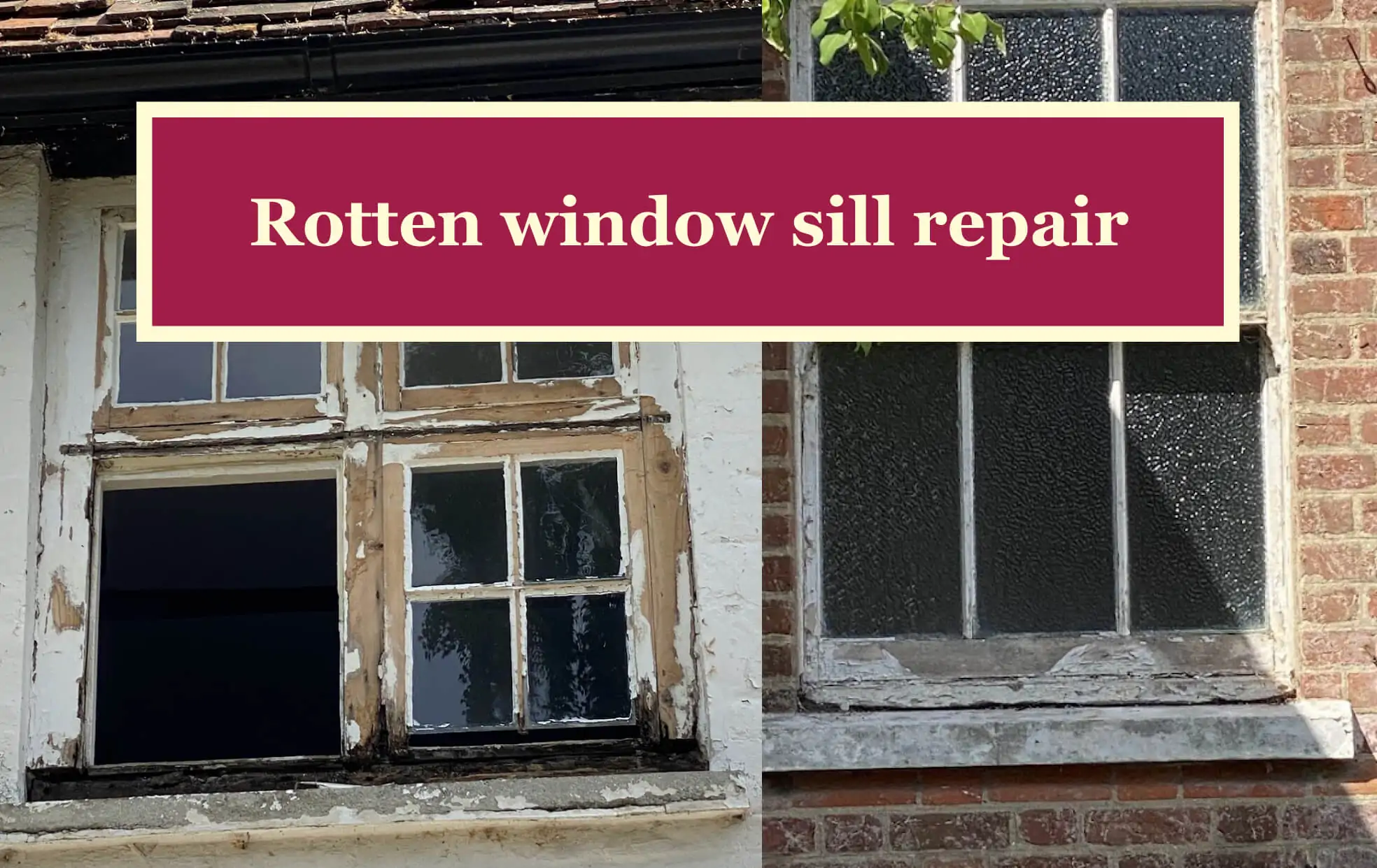 Window slope repair