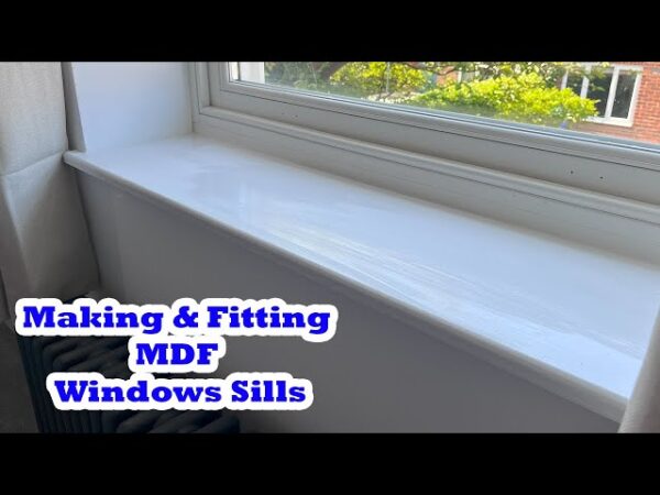Window sill installation