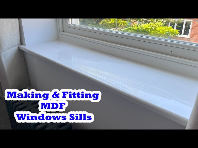 Window sill installation