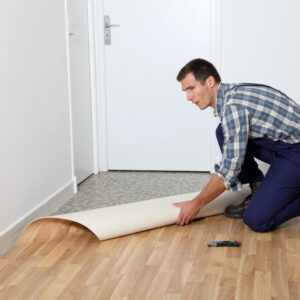 Linoleum flooring