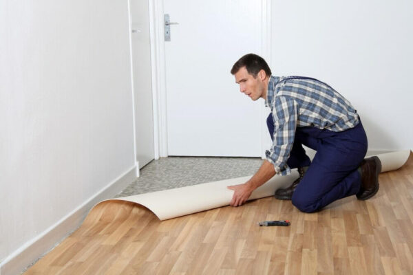 Linoleum flooring