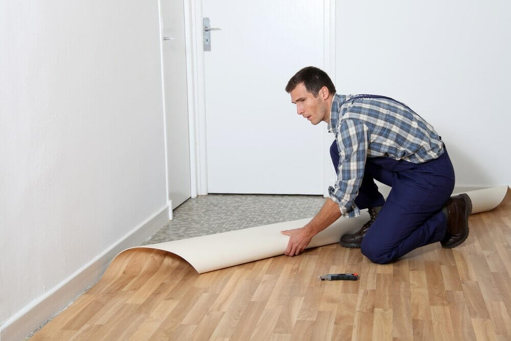 Linoleum flooring
